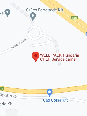 WELL PACK Hungária Kft<br> Hungary, Biatorbágy,<br> Service Center CHEP 